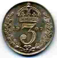 threepence George V