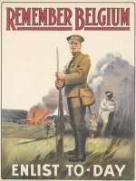 WW1 Belgium poster