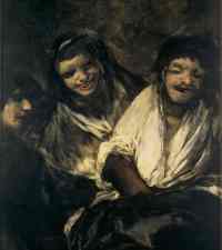 Goya, two women laughing