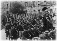 RDF marching through Dublin 1915